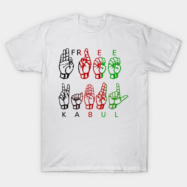 Free Kabul ASL T-Shirt by Artistic-fashion